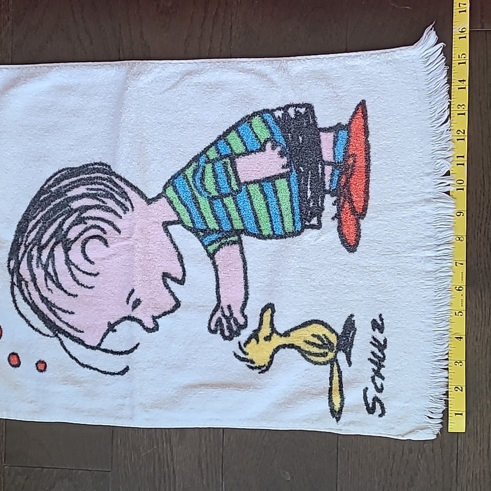 EUC Vintage 1971 Tastemaker Peanuts towel - Picture 3 of 4